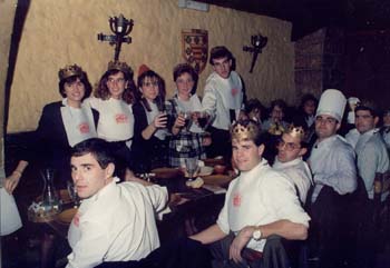 cena medieval rastrojo